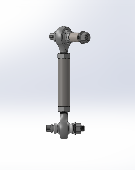 Bronco 2021+ sway bar links designed for stock sway bars and fabricated A-arms, featuring durable construction.