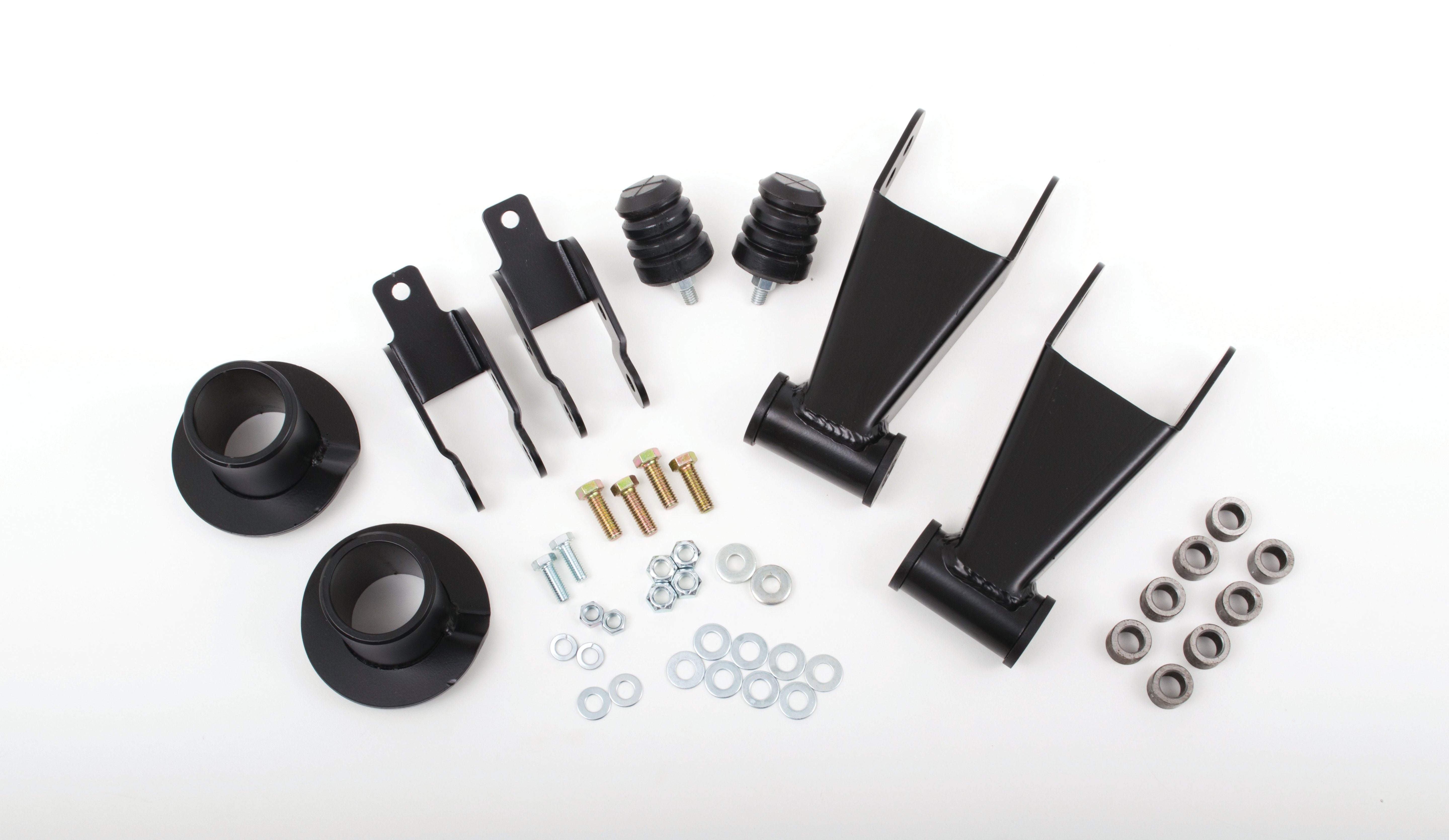 04F24ES-4WD 2004-08 FORD F-150 (4WD), 2/4" Drop Kit (STRUT SPRING POCKET RELOCATOR,U-BOLT SPACERS,SHACKLES,SHOCK EXT,Bump Stops)
