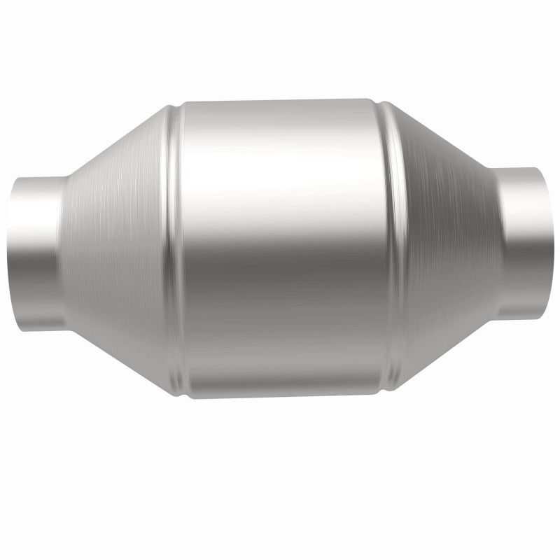 MagnaFlow Univ Cat Conv 2.5in Inlet/Outlet Center/Center Round 3in Body L x 5in W x 8.75in Overall L