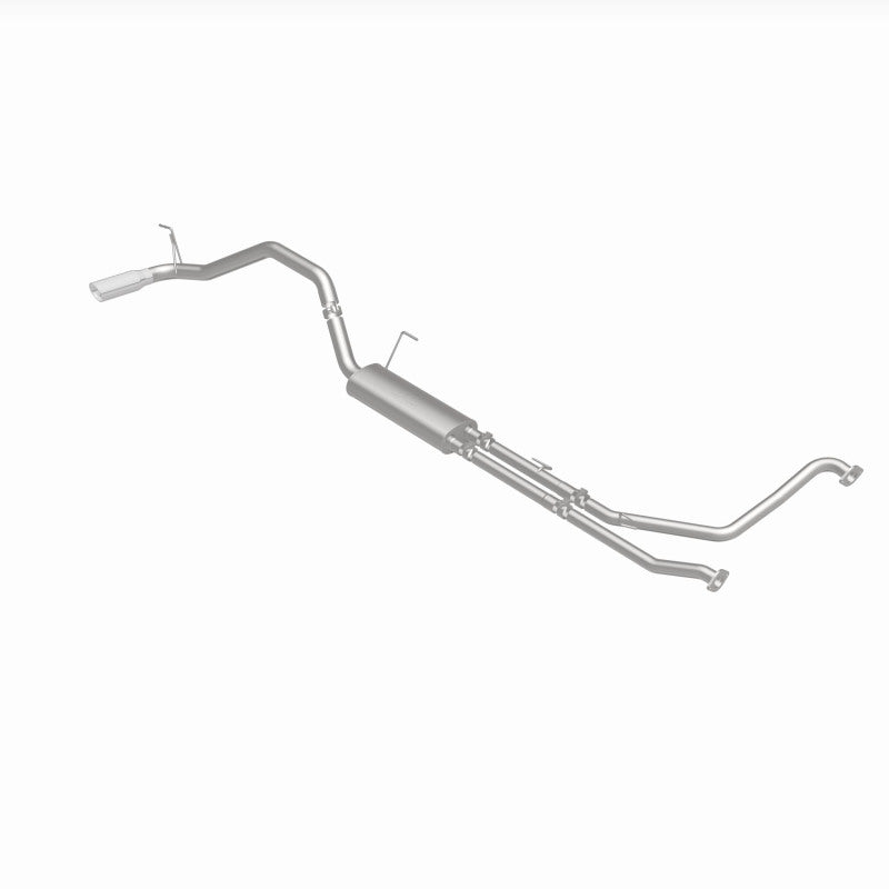 MagnaFlow CatBack 07-15 Nissan Titan V8 LGAS/LFLEX Single MF Polished Stainless Exhaust