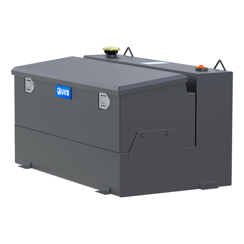 UWS Matte Black 75-Gallon Steel-Aluminum Combo Transfer Tank Model ST-75-COMBO-MB