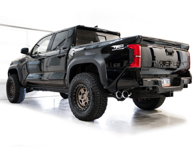 AWE Tuning Exhaust for 4th Gen Toyota Tacoma Dual Chrome Silver Tips