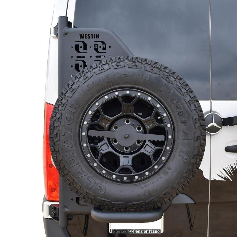 Westin 19-24 Mercedes-Benz Sprinter Accessory Carrier For XTS - Rear Driver Side - Textured Black