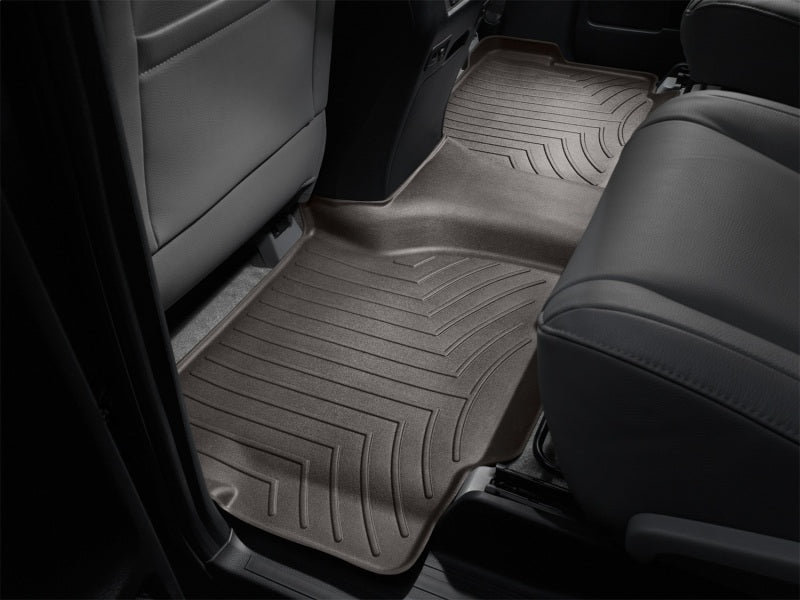 WeatherTech 2008-2015 Toyota Sequoia Rear FloorLiner - Cocoa