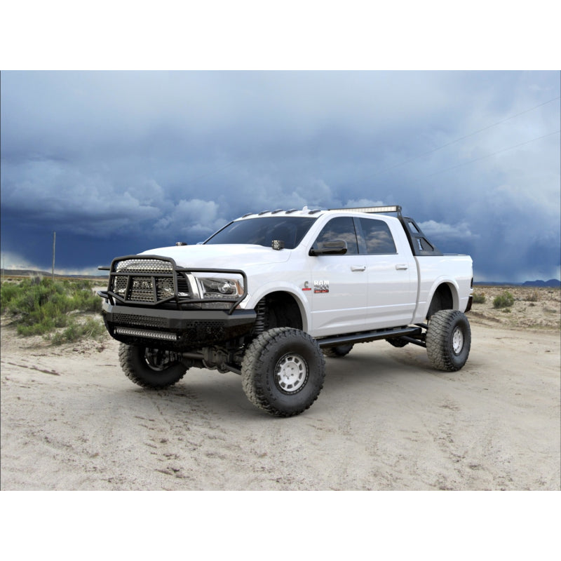 Ranch Hand Midnight Series Front Bumper W/ Grille Guard Fits Select 10-18 Dodge/Ram 2500/3500 Model MFD101BM1