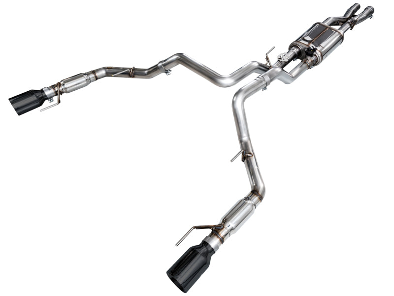 AWE Tuning Gen 3 Ford Raptor SwitchPath Exhaust - Diamond Black Tips