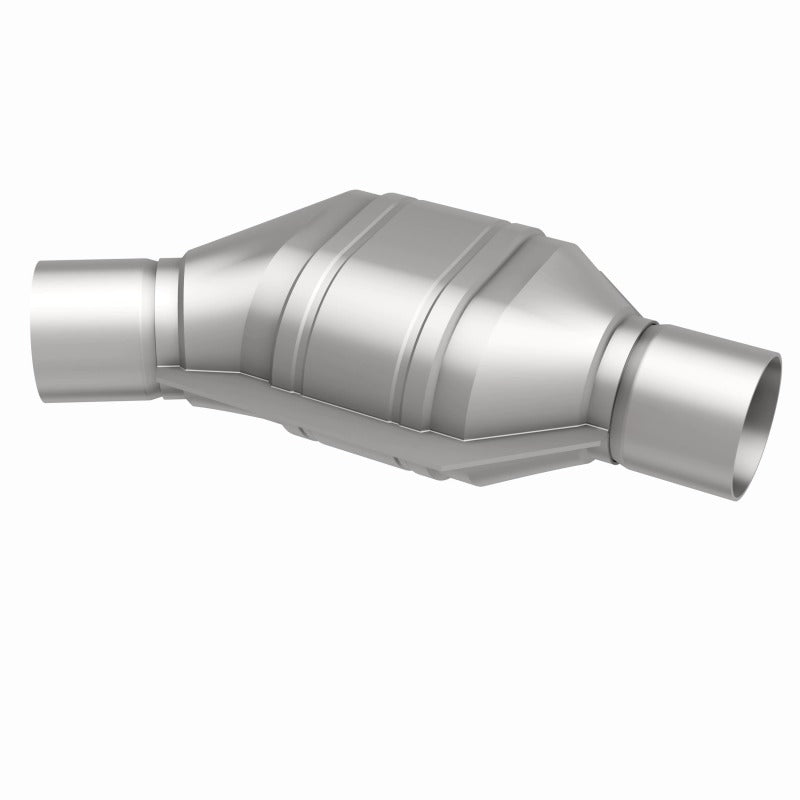 MagnaFlow Universal Catalytic Converter 2.25in Angled Inlet Front CA