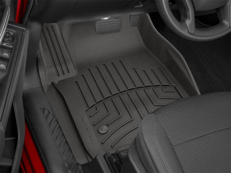 WeatherTech 2019+ Chevrolet Silverado 1500 Crew Cab Front FloorLiner HP - Black