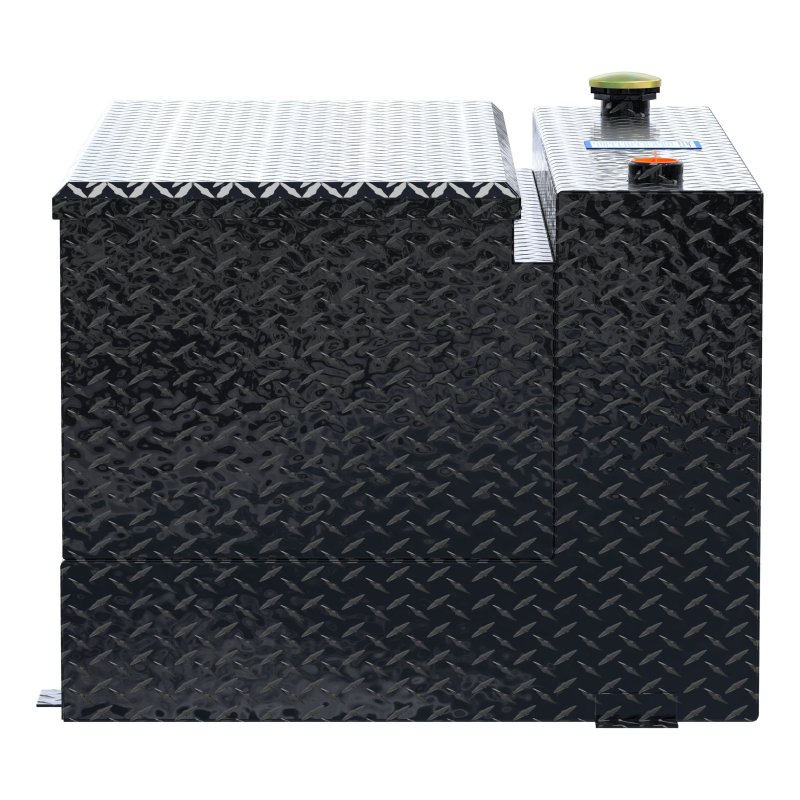 UWS Gloss Black 85-Gallon Combo Aluminum Transfer Tank Model TT-85-COMBO-BLK