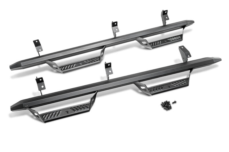 N-Fab Predator Pro 19-20 Chevy/GMC 1500 Crew Cab - Cab Length - Tex. Black