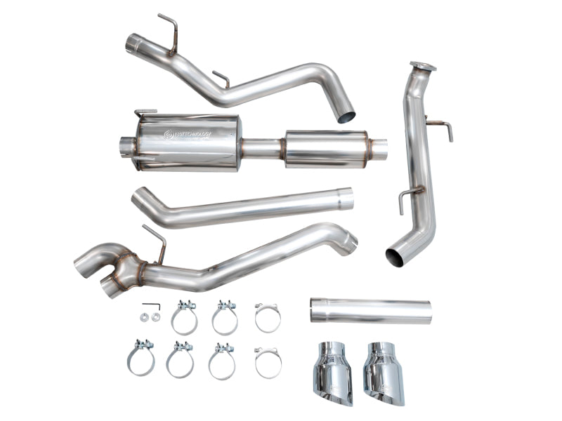 AWE Tuning Exhaust for 4th Gen Toyota Tacoma Dual Chrome Silver Tips