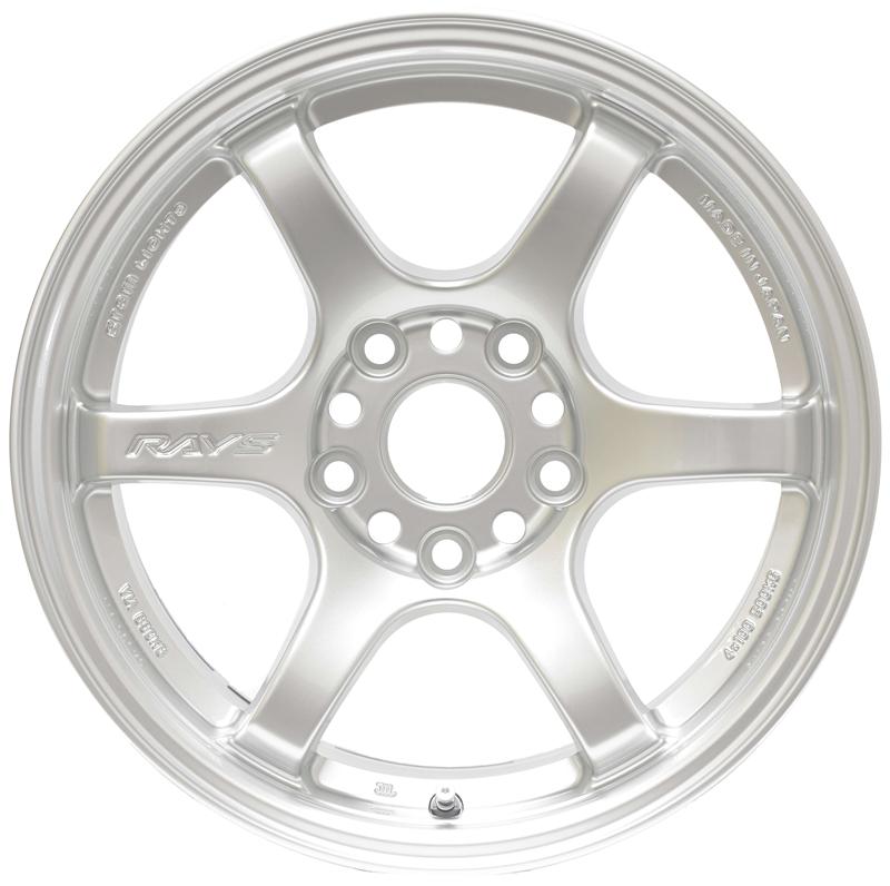 Gram Lights 57DR 15x8.0 +28 5x114.3 Sunlight Silver Wheel