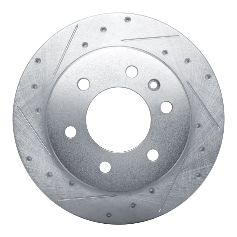 R1 19-25 Freightliner SprintER 1500 Rear Left Drilled & Slotted Silver Brake Rotor