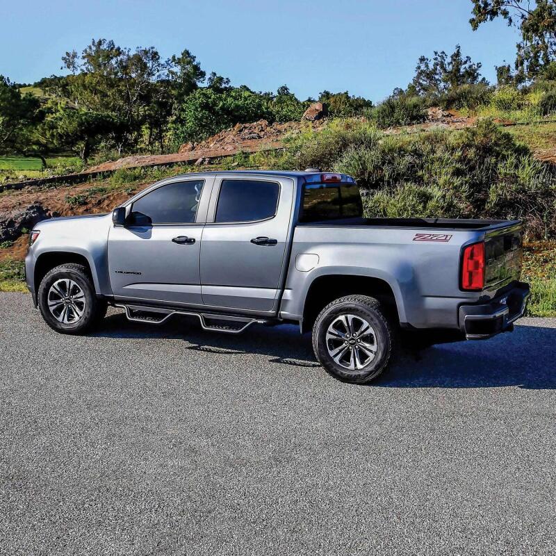 Westin 15-22 Chevrolet Colorado / GMC Canyon Crew Cab Outlaw Nerf Step Bars - Textured Black
