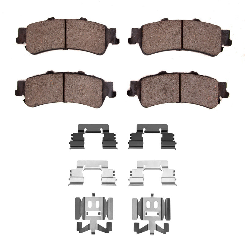 R1 99-11 Cadillac DTS Rear Semi Met Pads & Hardware Kit