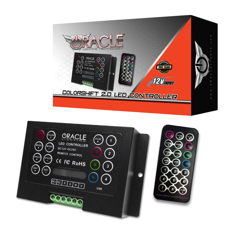 Oracle 11-14 Chrysler 300C SMD HL - Black - NON HID - ColorSHIFT w/ 2.0 Controller