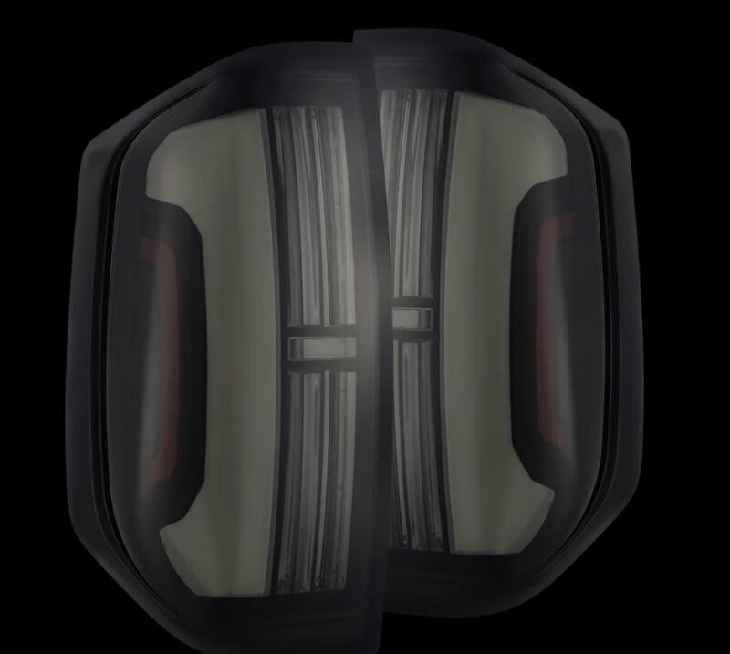 AlphaRex Nova-Series LED tail lights for 2014-2021 Toyota Tundra in black, featuring a sleek and modern design.