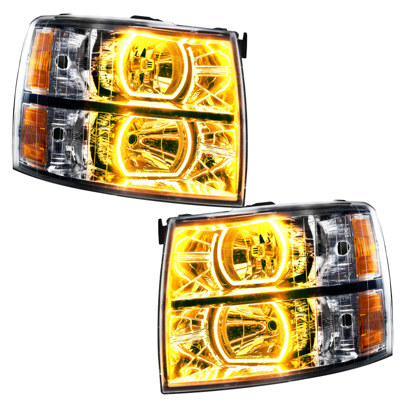 Oracle 07-13 Chevrolet Silverado SMD HL - Square Style - ColorSHIFT w/ Simple Controller