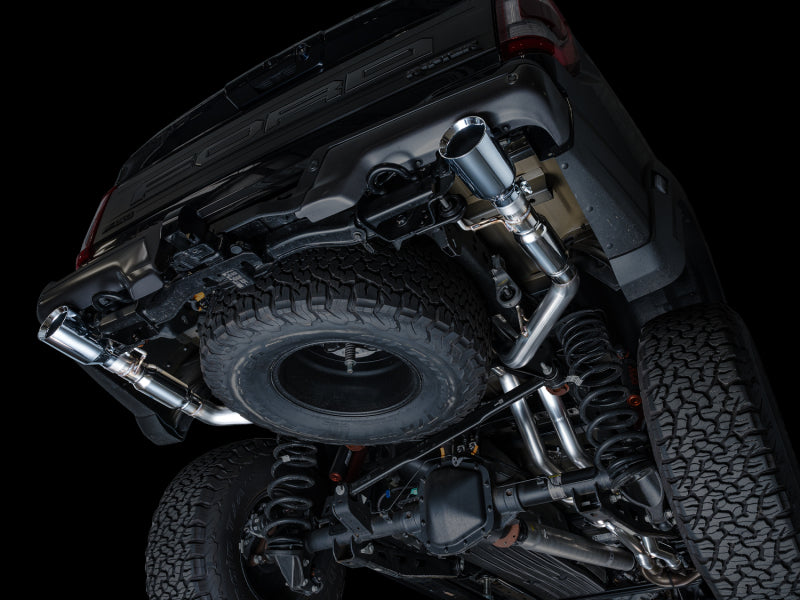 AWE Tuning Gen 3 Raptor SwitchPath Exhaust - Chrome Silver Tips