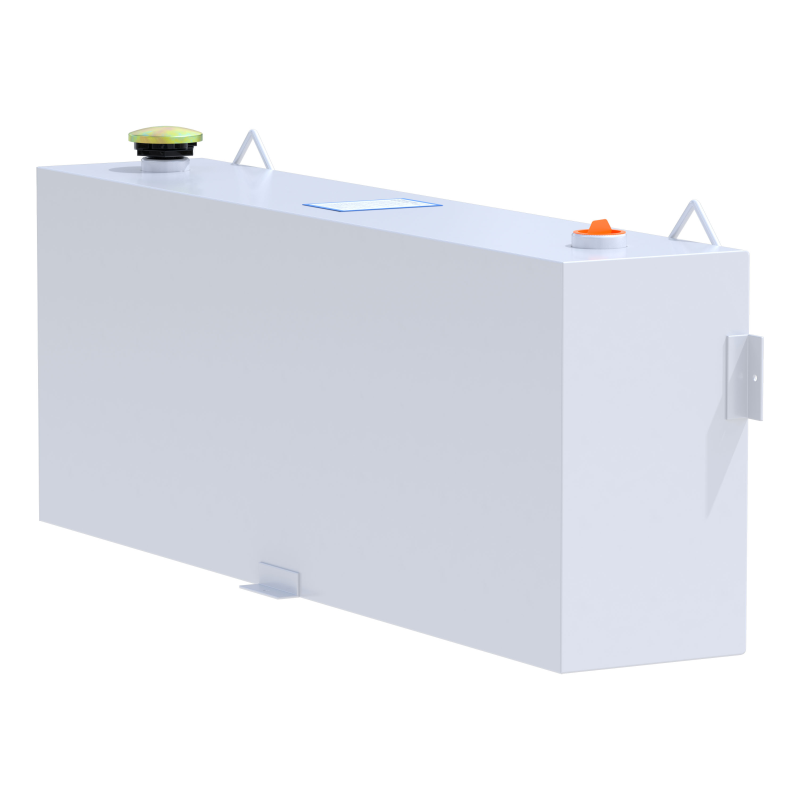 UWS White 45-Gallon Vertical Steel Transfer Tank Model ST-45-R-W
