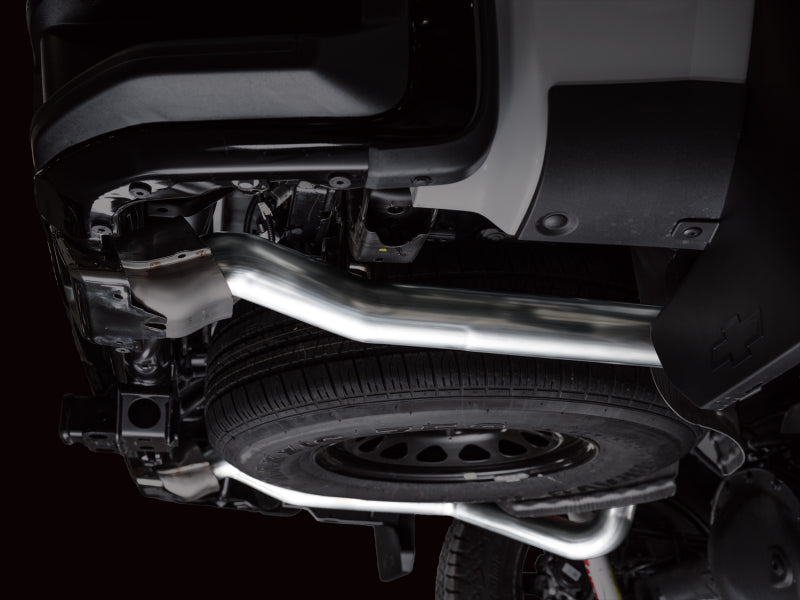 AWE Tuning 4th Gen GM 1500 6.2L Cat-Back Split Rear Exit (w/ Bumper Cutouts) - OE Tips