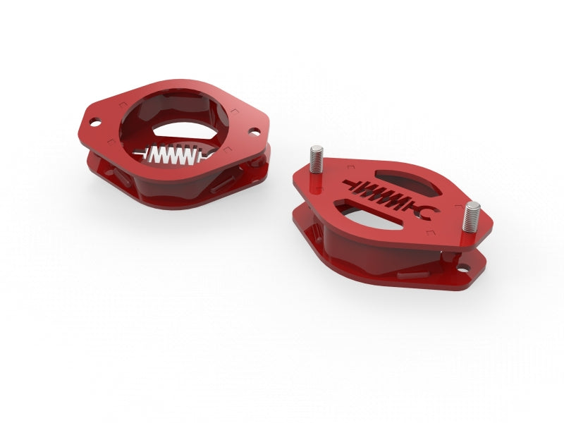 aFe 18-23 Subaru Crosstrek CONTROL 1.5in Lift Kit featuring red lift spacers designed for enhanced off-road performance.