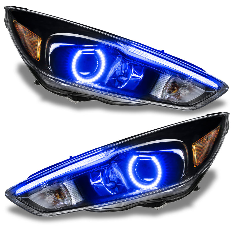 Oracle 15-17 Ford Focus RS/ST DRL Upgrade w/ Halo Kit - ColorSHIFT w/ BC1 Controller