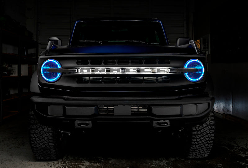 Oracle 2021 Ford Bronco DRL Upgrade w/ Halo Kit - ColorSHIFT w/ 2.0 Controller