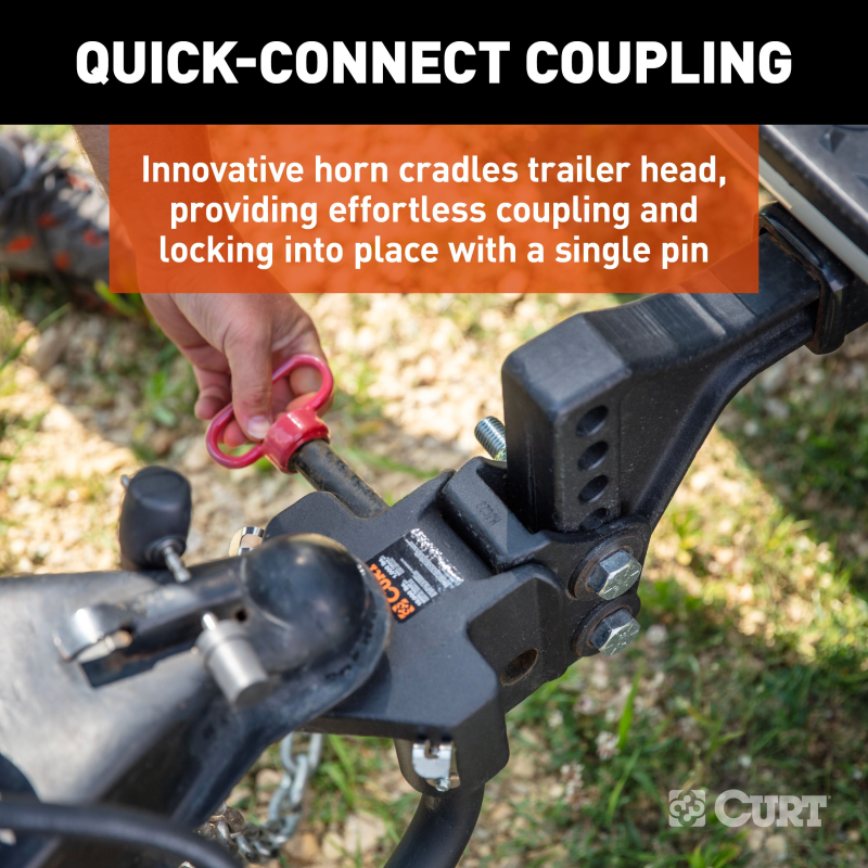 CURT TruTrack 2P Trailer-Mounted Weight Distribution Hitch, 8-10K Model 17510