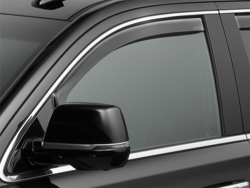WeatherTech 15-20 Cadillac Escalade / Chevy Tahoe Front & Rear Side Window Deflectors - Dark Tint