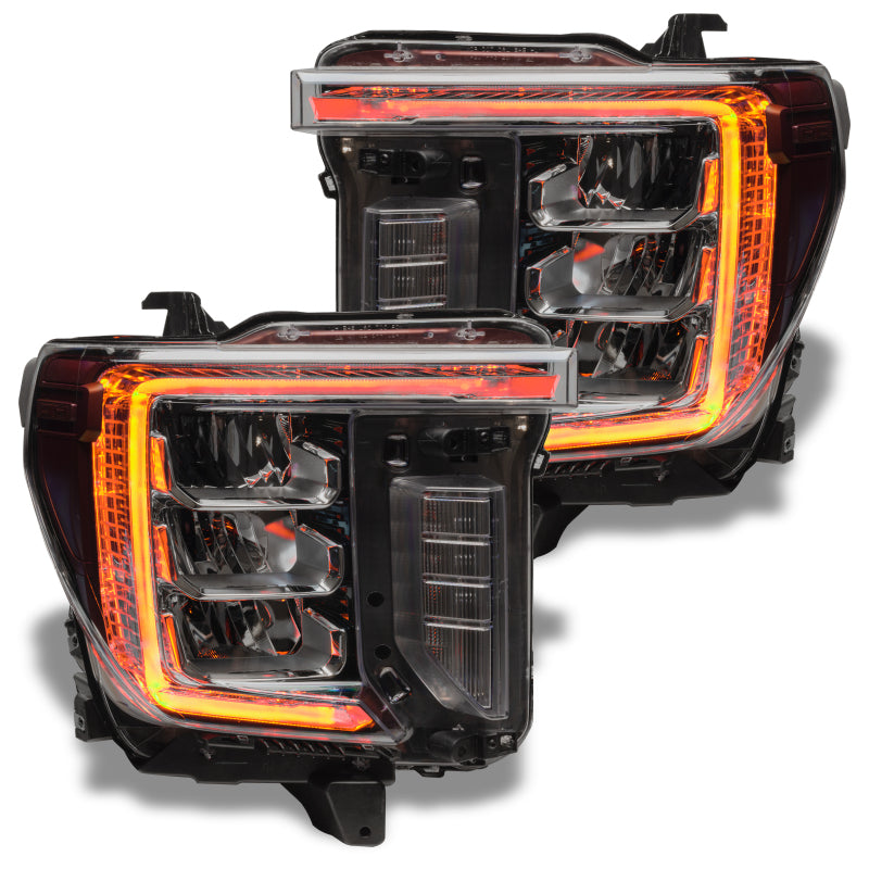 Oracle 20-21 GMC Sierra 2500/3500 HD RGB+W Headlight DRL Kit - ColorSHIFT w/o Controller