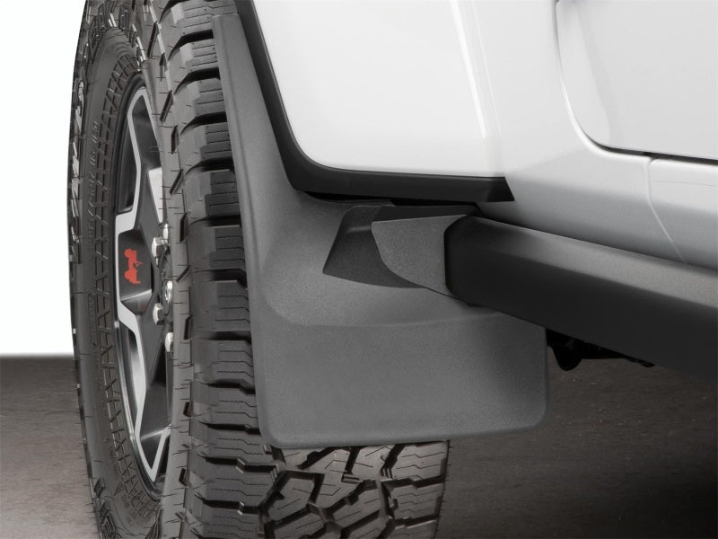 WeatherTech 20+ Jeep Gladiator No Drill Mudflaps - Black