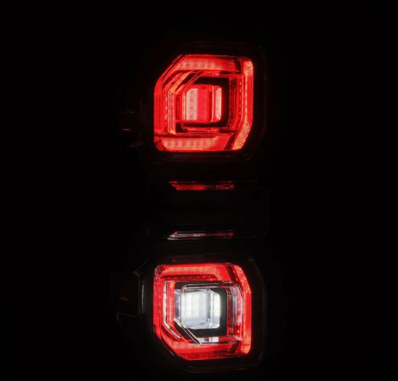 AlphaRex Nova-Series LED tail lights for 21-24 Ford Bronco, featuring a sleek black design and enhanced visibility.
