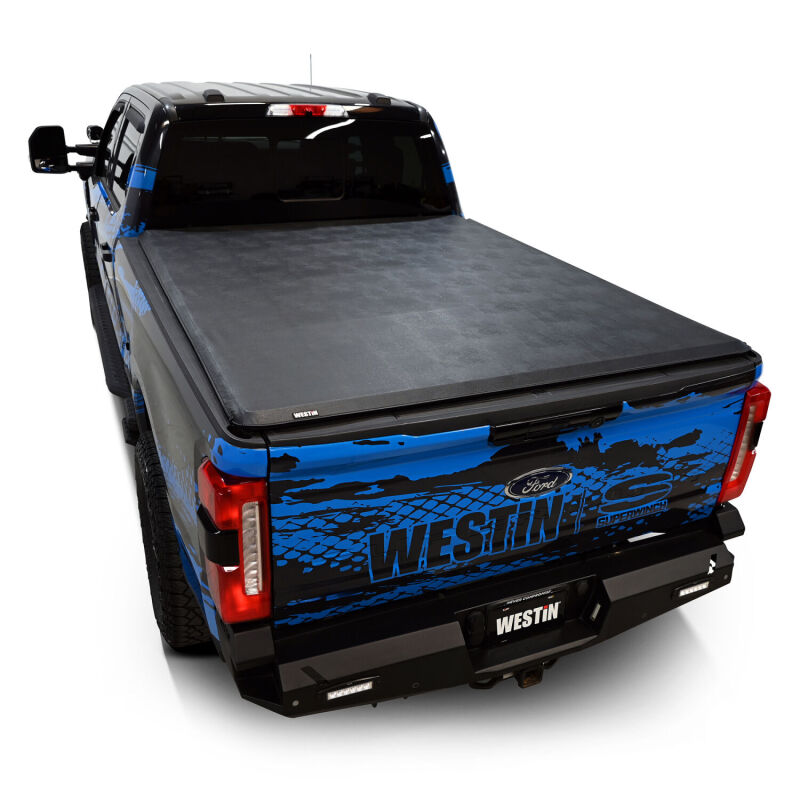 Westin 17-24 Ford F-250/350 Super Duty 6.75ft. Bed Soft Roll Tonneau Cover - Black