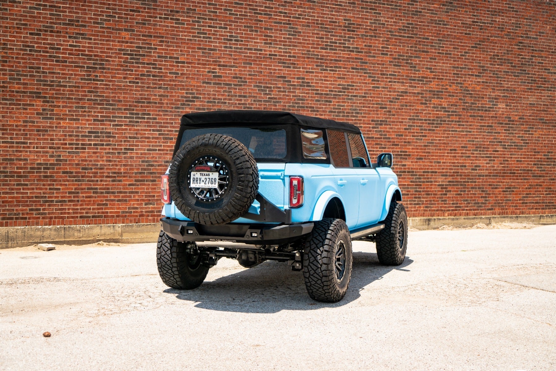 Stealth Rear Non-Winch Bumper | Tire Carrier - Texture Black 2021-2025 Ford Bronco