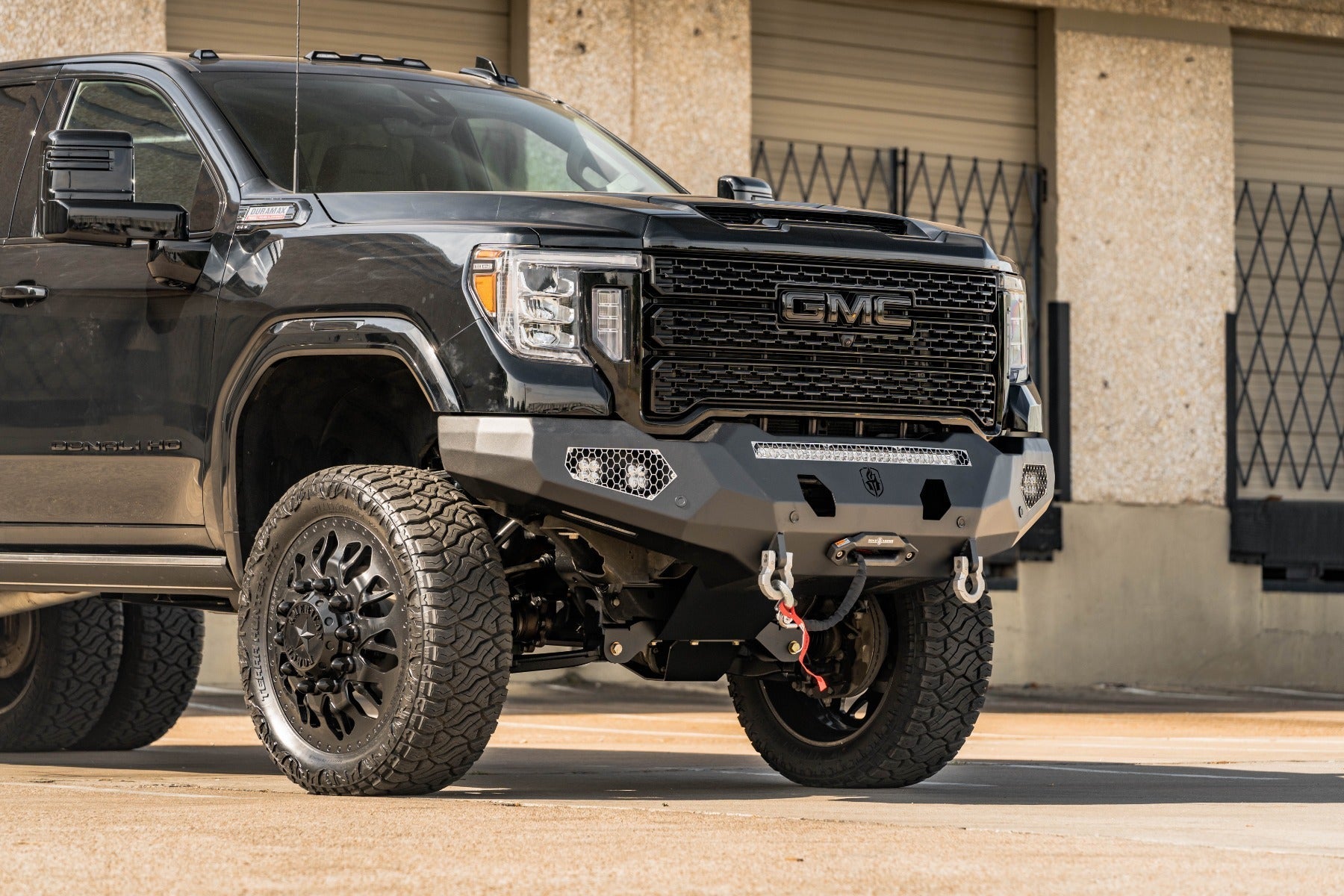 Evolution Front Winch Bumper - Texture Black 2020-2023 GMC 2500 3500