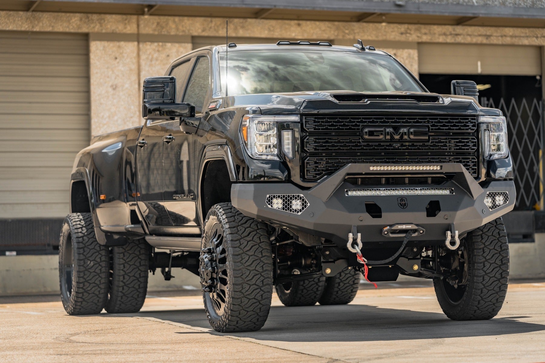 Evolution Front Winch Bumper Sheet Metal Pre-Runner Guard - Texture Black 2020-2023 GMC 2500 3500