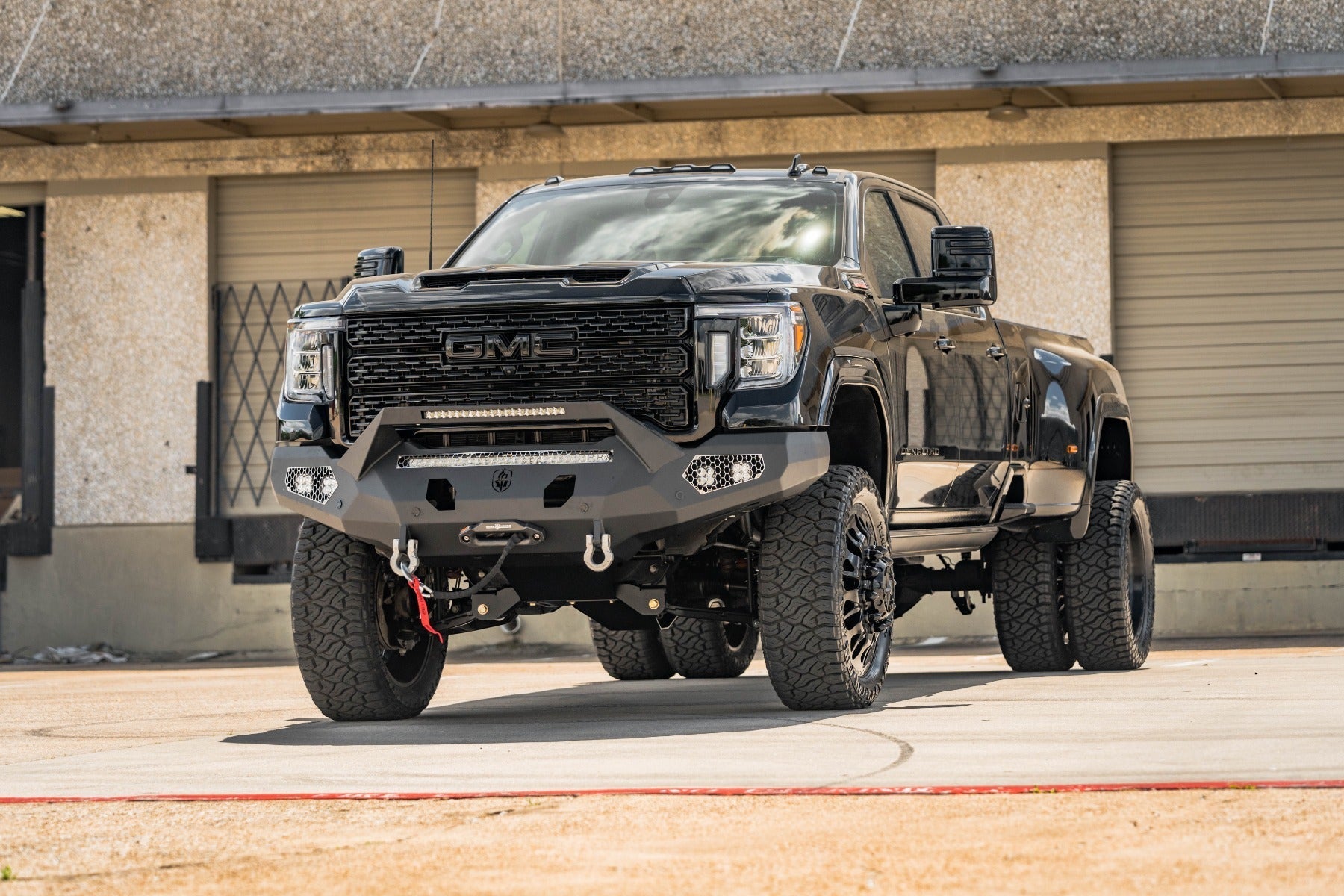 Evolution Front Winch Bumper Sheet Metal Pre-Runner Guard - Texture Black 2020-2023 GMC 2500 3500