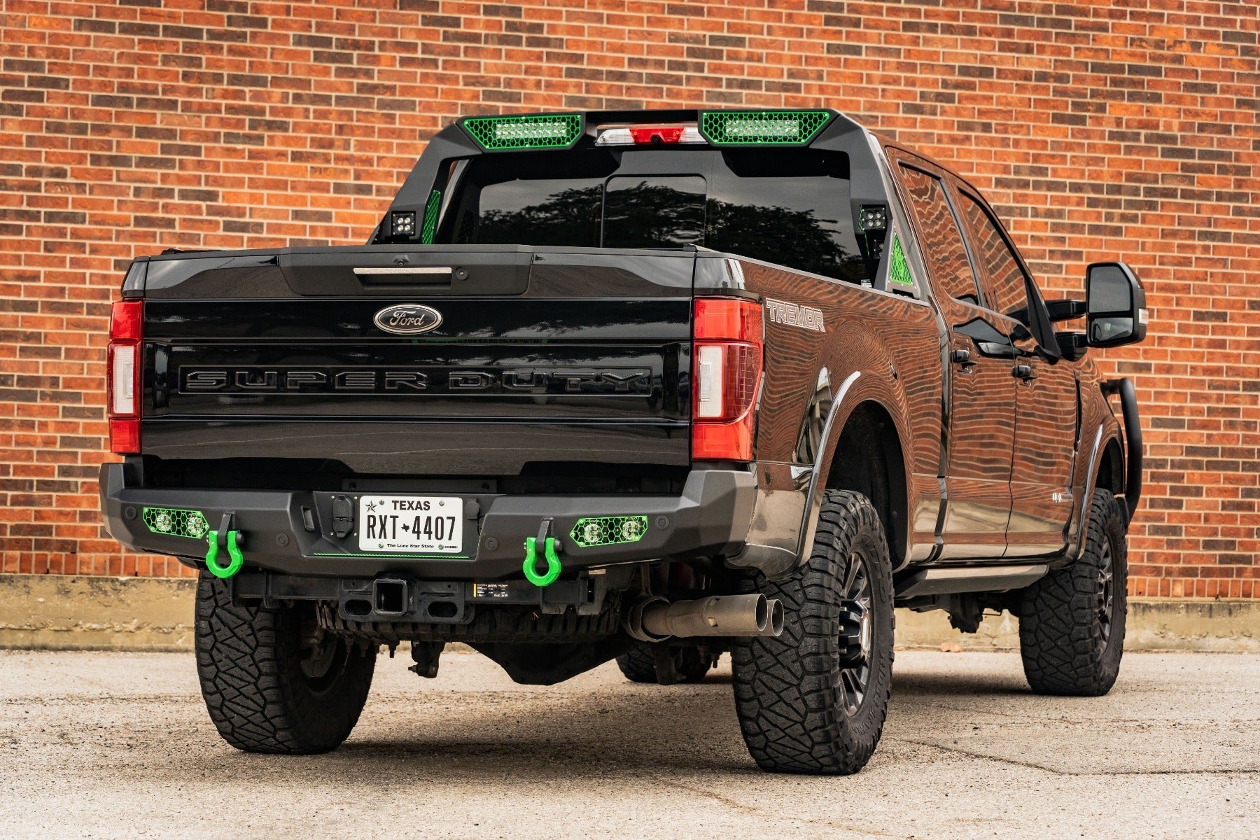 Evolution Rear Bumper - Texture Black 2017-2022 Ford F-250 F-350 F-450