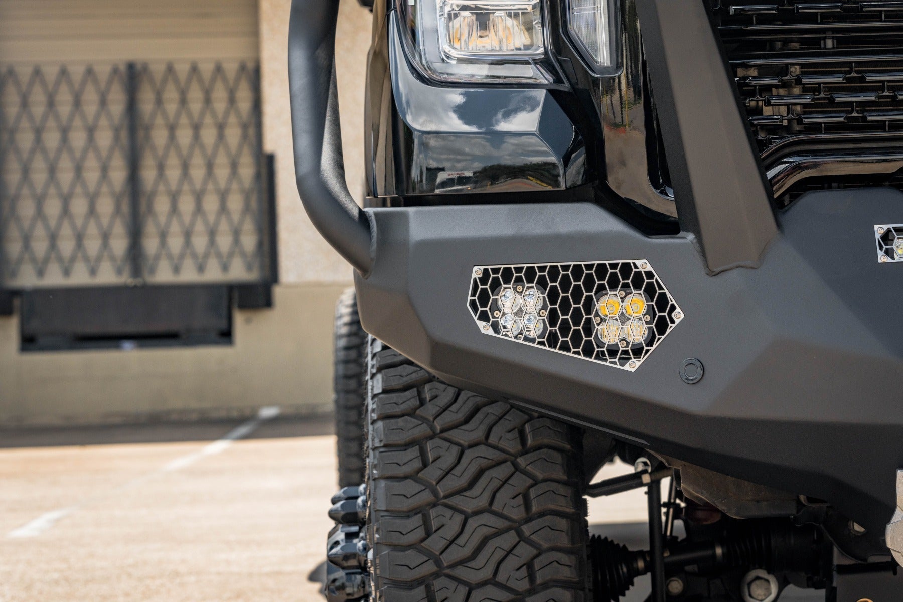Evolution Front Winch Bumper Reaper Guard - Texture Black 2020-2023 GMC 2500 3500