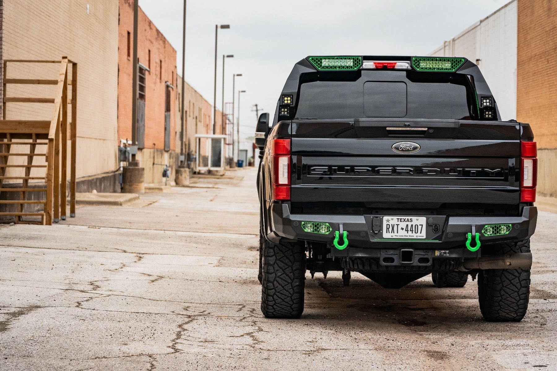 Evolution Rear Bumper - Texture Black 2017-2022 Ford F-250 F-350 F-450