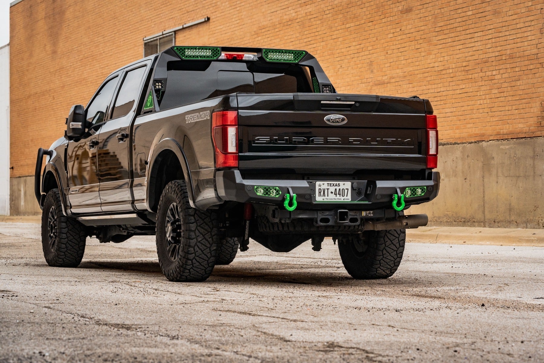 Evolution Rear Bumper - Texture Black 2017-2022 Ford F-250 F-350 F-450