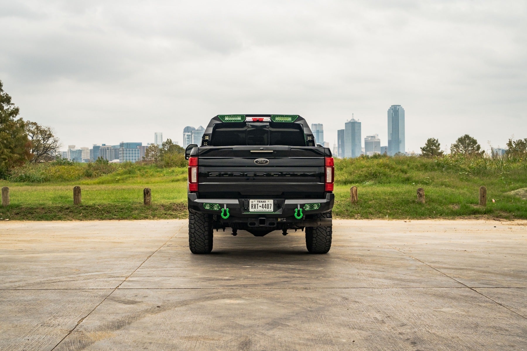 Evolution Rear Bumper - Texture Black 2017-2022 Ford F-250 F-350 F-450