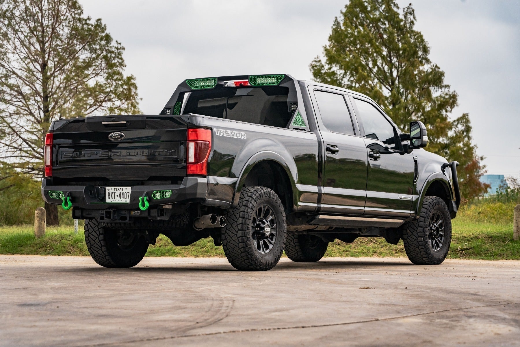 Evolution Rear Bumper - Texture Black 2017-2022 Ford F-250 F-350 F-450