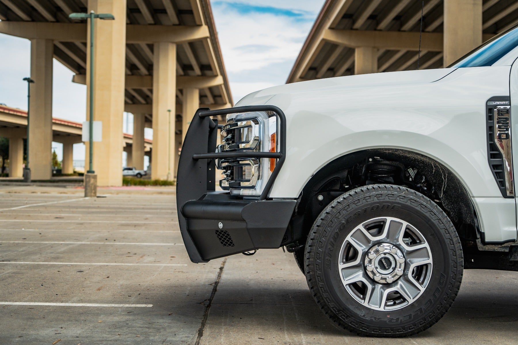 Vaquero Front Non-Winch Bumper Full Guard | 2in Receiver - Texture Black 2023-2025 Ford F-250 F-350 F-450 F-550