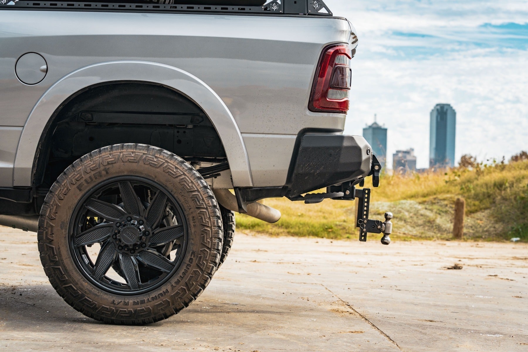 Evolution Rear Bumper - Texture Black 2019-2026 RAM 2500 3500 4500