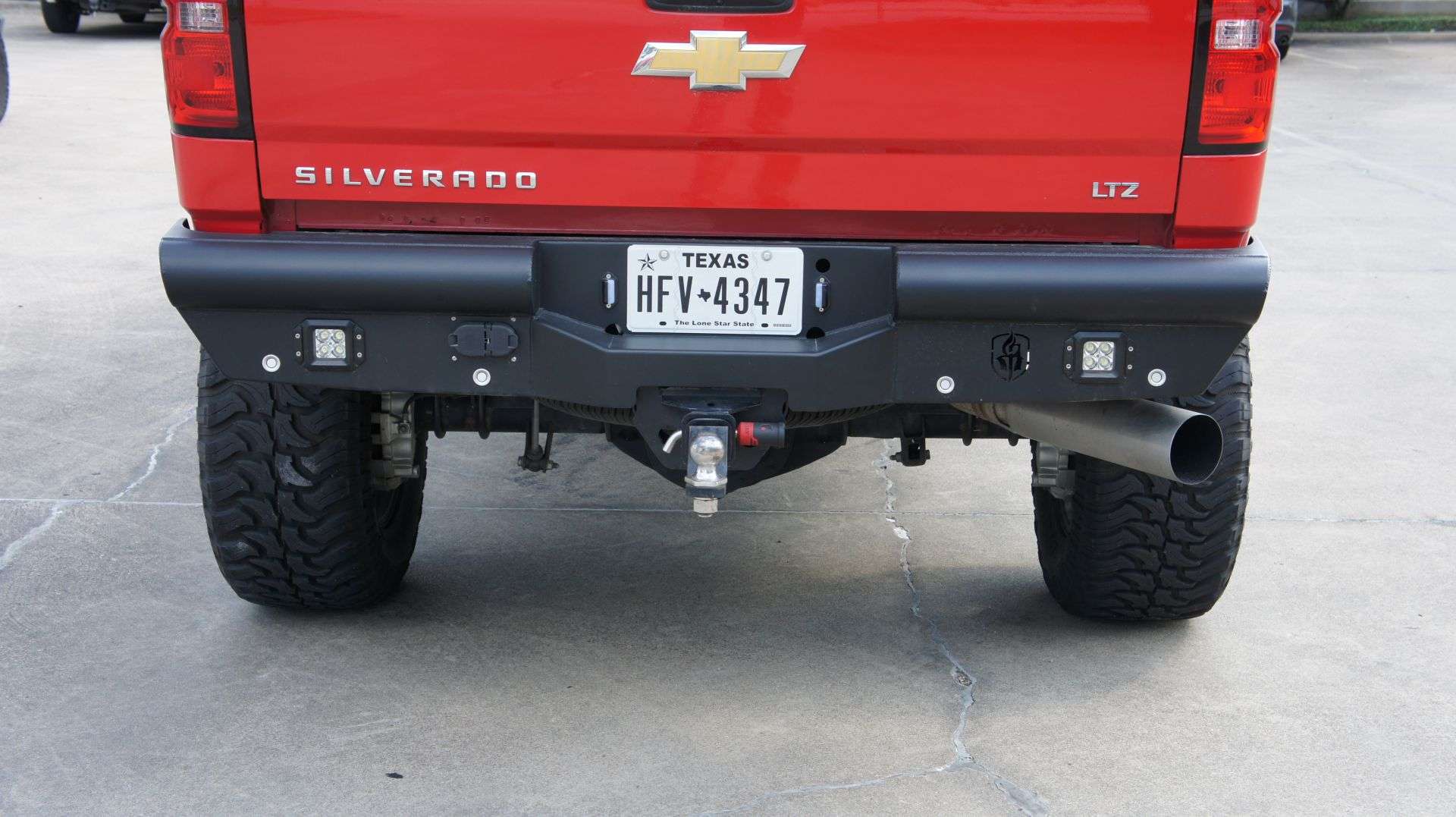 Vaquero Rear Bumper - Texture Black 2015-2019 Chevrolet 2500 3500