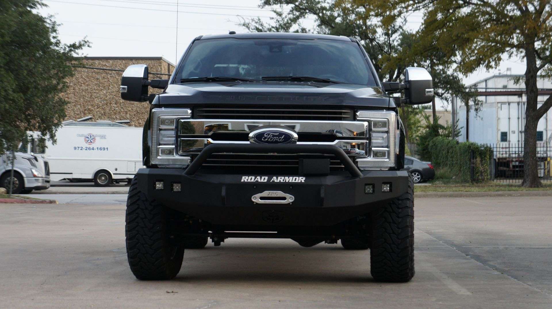 Stealth Front Winch Bumper Pre-Runner Guard - Texture Black 2017-2022 Ford F-250 F-350