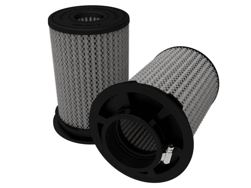 aFe MagnumFLOW air filters designed for optimal airflow and filtration, featuring a cylindrical shape and durable construction.