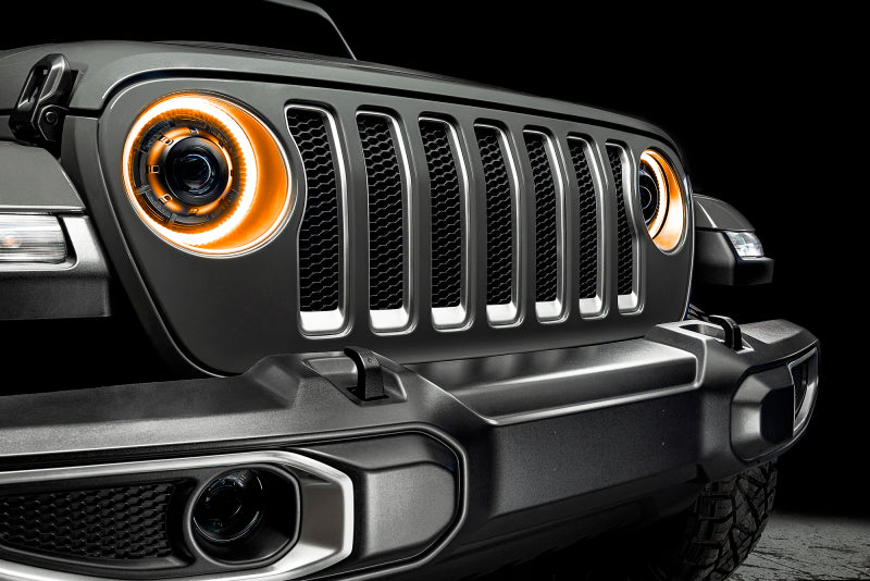 Oracle Jeep JL/Gladiator JT Oculus Bi-LED Projector Headlights - Amber/White Switchback